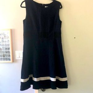 Calvin Klein size 12 navy dress in great condition!